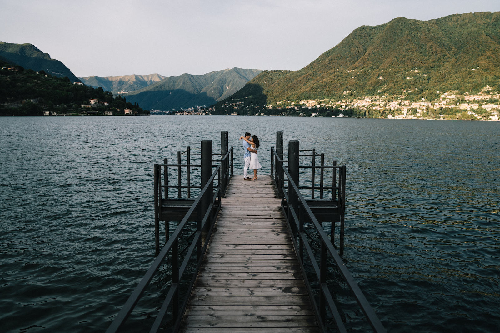 Natasha and Roustam are two wonderful guys from Australia, they chose Italy to crown their dream. They asked us to photograph their engagement in the superb setting of Cernobbio, a small town overlooking Como Lake. Federica and I spent a few hours with them the day before the wedding. The engagement sessions are a way for us to learn more about the couple, we have the opportunity to chat about their lives, listen their love story, and get more confident. So the couple does not feel the presence of the photographers but feel us like a friends.